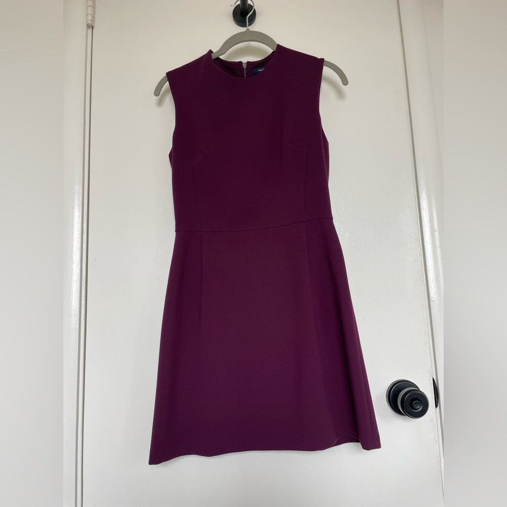 French Connection Plum Purple Sheath Dress size 2